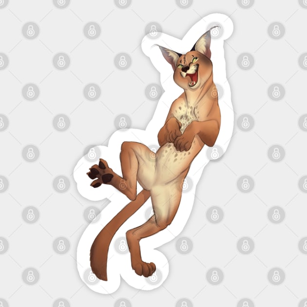 Caracal Sticker by PaulaBS